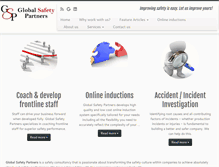 Tablet Screenshot of globalsafetypartners.com